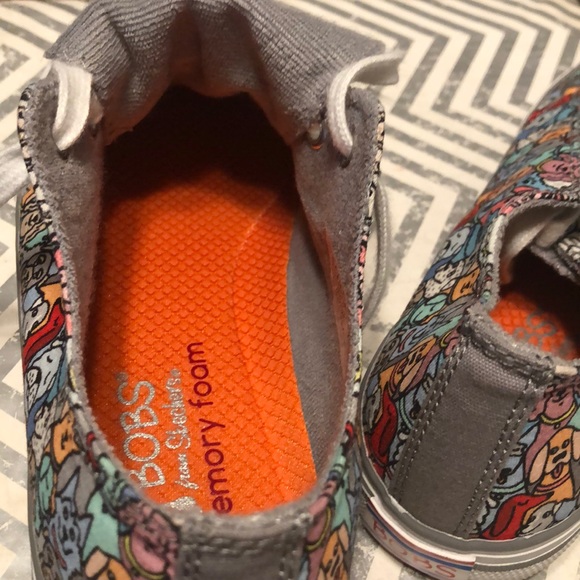 Bobs UTOPIA-Bow Bow Canvas sneakers size 7.5 NEW - Picture 6 of 8